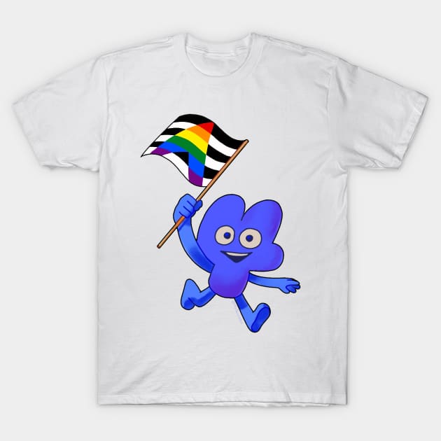 Straight Ally Pride Flag Four! T-Shirt by MsBonnie